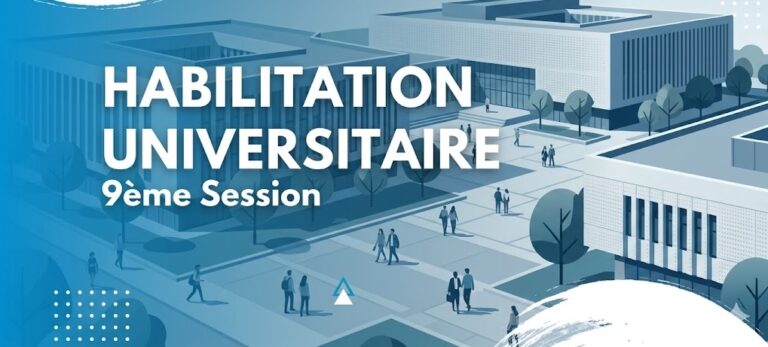 Annonce de l’organisation de la neuvième session en vue de l’obtention de l’habilitation universitaire.