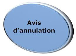 AVIS D’ANNULATION De l’Attribution PROVISOIRE -CONSULTATION N° 27/2025