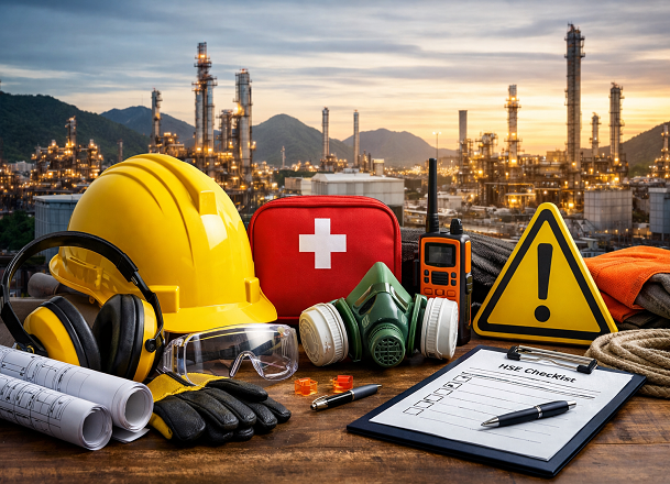 إعلان عن دورة تدريبية متخصصة في الصحة والسلامة والأمن (HSE)