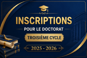 Inscriptions au Doctorat 2025-2026