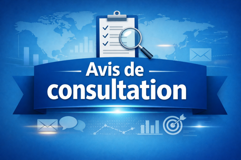 Avis de consultation