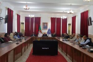 انعقاد اجتماع مجلس مديرية الجامعة Réunion du Conseil de Direction de l'Université Meeting of the University Directorate Council